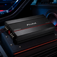 4 Kanal Sınıf AB Tam Aralıklı Araç Ses Amplifikatörü 1000W Maksimum Güç 4 Ohm Stereo Güç Amplifikatörü Araç Hoparlör Ses Sistemi için