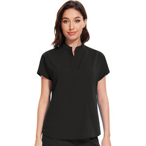 Moda Jogger Scrubs Uniformes Conjuntos para mujeres Hospital Médico Scrub Trajes Uniformes de enfermería Venta al por mayor Algodón Spandex - Product Image 1