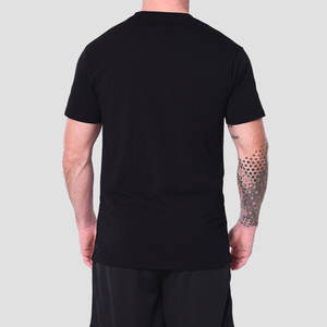 เสื้อยืดคอกลมผู้ชาย แบรนด์ Value Weight Ringer ผลิตจากผ้าฝ้าย/ใยไผ่ เป็นมิตรต่อสิ่งแวดล้อม ระบายอากาศได้ดี เหมาะสำหรับฤดูร้อน แฟชั่นใหม่ ทรงหลวม สีพื้น - Product Image 4