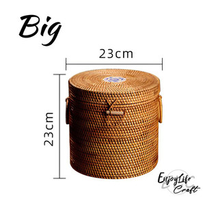 Cesta de almacenamiento de ratán de alta calidad, cesta de ratán para vajilla hecha a mano de Vietnam - Product Image 4