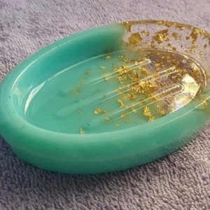 Porte-savon en résine époxy, forme personnalisée, couleur personnalisée, vente chaude, porte-savon en résine de haute qualité - Product Image 1