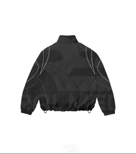 Vente en gros de survêtement coupe-vent pantalon et veste élastiques en nylon 100% imperméable à l'eau survêtement coupe-vent zippé pour hommes - Product Image 3