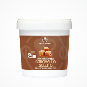 Almendras con Caramelo Salado en Cubeta con Crema Untable (1 kg Listas para Usar) - Product Image 2