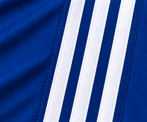 Combinaison sans manches bleue pour femme SINEWY, ajustée, en spandex et polyester extensible, vêtements d'arts martiaux, logo sur le devant - Product Image 4