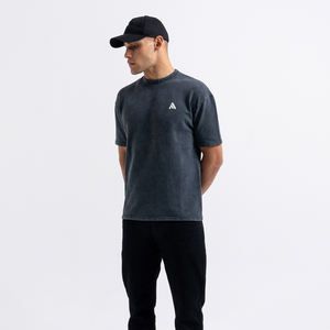 Camisetas de Alta Calidad con Logotipo Personalizado, Lavado Ácido, 100% Algodón/Poliéster, Transpirables, Manga Corta, Corte Regular, para Hombre - Product Image 2