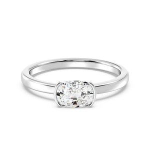 แหวนโอวัลโซลิแทร์ - Product Image 3