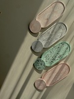 Sous-verres en marbre au design moderne et élégant pour tables basses, forme en pierre naturelle, motifs personnalisés pour boissons chaudes/froides