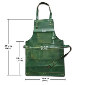 Best Manufacturer's Premium Quality Custom Size <b>Leather</b> Working <b>Aprons</b> Customizable Apparel - Product Image 2