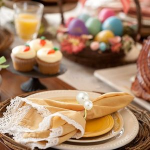 Rond de serviette en métal avec perle Décoration de table de fête de mariage en forme vintage unique Rond de serviette exclusif Noël indien - Product Image 3