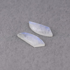 1 par de piedras preciosas sueltas de arcoíris de 8x20mm, Pendientes colgantes hechos a mano de Plata de Ley 925, joyería de moda Manaufacaters - Product Image 2
