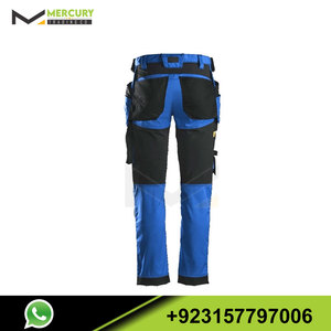 OEM Vente en gros Logo personnalisé imprimé multi-poches Pantalon de travail Hommes réfléchissant haute visibilité, hiver, vêtements de travail Pantalons de travail - Product Image 2