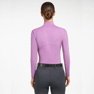 เสื้อขี่ม้ามีซิปครึ่งแขนยาวเสื้อนักขี่ม้าแบบกำหนดเอง - Product Image 2