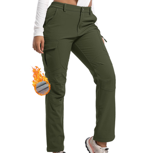 Pantalon softshell léger et élégant pour femmes, pantalon coupe-vent imperméable et respirant, randonnée en plein air durable - Product Image 3