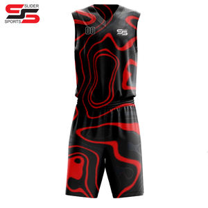 Uniformes de basket-ball personnalisés en sublimation, séchage rapide, respirants, 100% polyester - Ensemble d'équipe en gros - Product Image 1