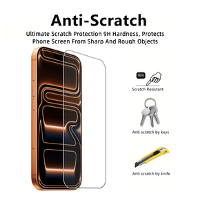 Protection d'écran en verre trempé 3D 9H de haute qualité, installation facile pour iPhone 17 Air, anti-espion, anti-choc, téléphone portable - Product Image 4