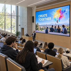 Pantalla LED COB para Publicidad en Interiores, Ultra Delgada, 4K, P1.87, Panel de Video Wall para Escuelas, Auditorios y Cines, de Fábrica OEM - Product Image 1