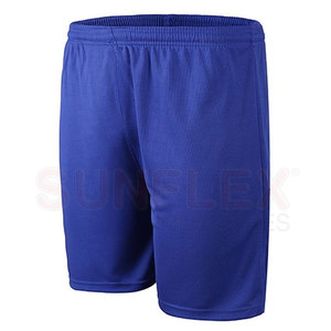 กางเกงฟุตบอลน้ำหนักเบา สวมใส่สบาย ระบายอากาศได้ดี แห้งเร็ว ผลิตจากโพลีเอสเตอร์ 100% เอวแบบรูดเชือก ปรับแต่งสี โลโก้ และชื่อทีมได้ - Product Image 1