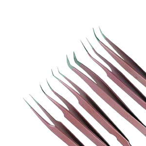 Ensemble de pinces à cils à pointe de diamant de 6 pièces de vente chaude pointe droite de haute qualité directement de l'usine! Disponible dès maintenant! - Product Image 4