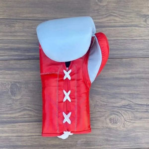 Guantes de Boxeo Personalizados Hechos a Mano con Cuero Genuino, Nombre Personalizado, Equipo de Boxeo Profesional para Entrenamiento y Combate - Product Image 5