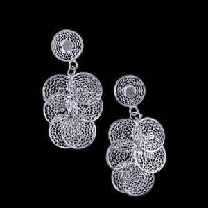 ต่างหูเม็ดเดี่ยวแสงจันทร์คุณภาพสูงจากผู้ผลิตอินเดียเครื่องประดับแวววาวแวววาว - Product Image 1