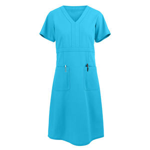 Ensemble de vêtements de qualité supérieure pour femmes chemise à col en V extensible dans les quatre sens logo multi-poches pour infirmière en vrac en gros - Product Image 5