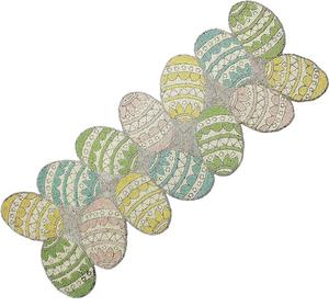 Nouvelles fournitures de fête colorées décorations en tissu chemin de Table pour mariage anniversaire Vintage Patchwork élégant - Product Image 5