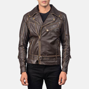 2025 réversible meilleurs hommes veste en cuir Offre Spéciale Look à la mode à manches longues broderie réparer veste en cuir - Product Image 4