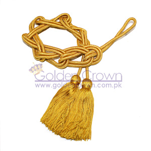 Venta al por mayor de cinctura de sacerdote de color dorado con banda pura | Proveedor de cinctura de banda personalizada - Product Image 1