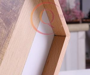 Plateau de service élégant en bois, texture bois naturel, couleurs personnalisables, durable, non toxique, conçu pour un service raffiné, MOQ 100 pièces - Product Image 6