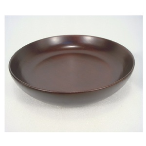 Bol de service en bois fini brun mat Vaisselle Bol en bois de service à salade - Product Image 2