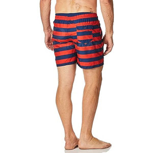 กางเกงขาสั้นชายหาดสไตล์ไฮสตรีทของผู้ชายกางเกงขาสั้นชายหาดผ้าฝ้ายลำลองดีไซน์ใหม่ย้อมสีล้วนสำหรับขายออนไลน์ - Product Image 5