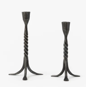 New Attractive Home Decorative <b>Candlestick</b> Creative Quality <b>Large</b> Metal Stainless Steel Black Tulip Candle Holder for Weddings - Product Image 3