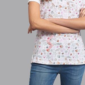 Chemises pour femmes personnalisées en sublimation en gros, haute qualité, 100% coton, polo vierge, prix bas, personnalisation OEM - Product Image 6