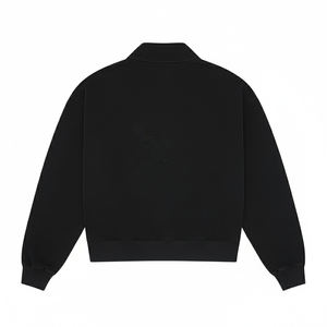 Sweat-shirt d'hiver pour homme, polaire uni, col rond, doublé, coupe décontractée, streetwear décontracté pour le week-end, écologique, respirant, 270g - Product Image 2