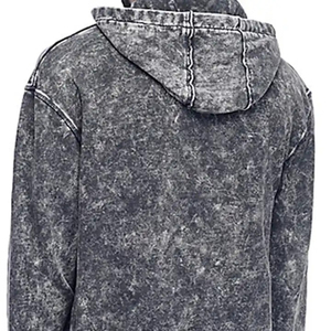 Sweats à capuche personnalisés en molleton de haute qualité Logo personnalisé Sweats à capuche en éponge française surdimensionnés lourds 100% coton Acid Wash Hoodie - Product Image 6
