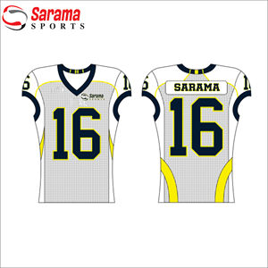 Conjunto de camisetas de fútbol americano para hombre, venta al por mayor, sublimados uniformes de fútbol, uniforme americano personalizado - Product Image 3