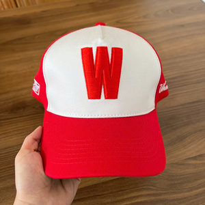 Gorra de béisbol con tela de algodón, texto bordado personalizado para hombres y mujeres, uso al aire libre, estilo de diseño de 5 paneles, función 3D - Product Image 1