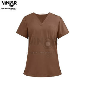 Pantalon de jogging d'infirmière d'hôpital de nouveau style en gros costumes uniformes en tissu tissé à vendre - Product Image 2