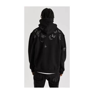 เสื้อฮู้ดดี้ปักลายผู้ชาย ผ้าทนทาน ซักง่าย ระบายอากาศได้ดี สวมใส่สบาย ไม่ยับง่าย สไตล์ลำลอง ดีไซน์ใหม่ - Product Image 3