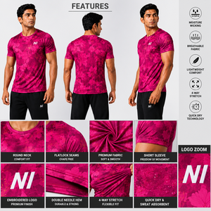 T-shirt léger pour homme, respirant, à séchage rapide, vêtements de sport, vêtements de course à pied, vêtements de sport actifs - Product Image 2