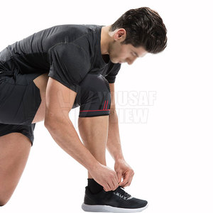 Mangas de rodilla Soporte elástico para rodilla y codo para levantamiento de pesas Ropa de fitness Mangas de rodilla - Product Image 5