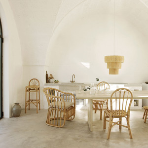 Ensemble de tables et de chaises en rotin/osier moderne pour la maison, le jardin, la chambre à coucher et la cuisine, meubles d'extérieur - Product Image 6