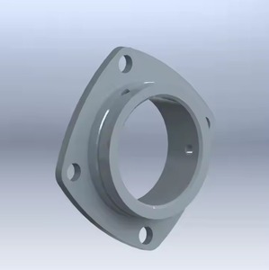 Conector CI de brida de hierro fundido de precisión, Accesorios de sistemas de tuberías industriales resistentes al óxido para servicios de aguas residuales y gas de agua - Product Image 3