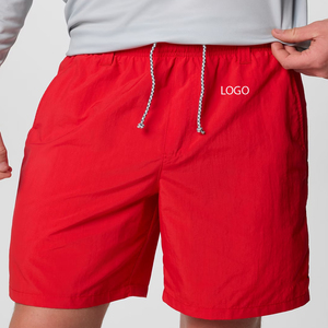 Pantalones Cortos para Hombre, Diseño Transpirable, Precio al por Mayor, Corte Holgado con Bolsillo Lateral, a la Moda, con Cintura Elástica y Cordones - Product Image 1