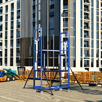 Plataforma Elevadora de Andamios de Acero Eléctrica con Motor de 1.6-4kW de Potencia para Uso Móvil en Construcción de Casas y Paredes