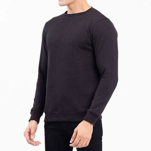 Sudadera de Hombre Elegante, Corte Regular, 100% Algodón Felpa, Cuello Redondo Personalizado, Ecológica, Transpirable, Cálida para Invierno, Estilo Urbano - Product Image 2
