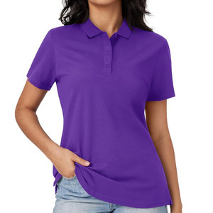 เสื้อโปโลขายดี เสื้อโปโลระบายอากาศ เสื้อโปโลผู้หญิง สวมใส่สบาย เสื้อโปโลสตรีทแวร์ ราคาขายส่ง เสื้อโปโลผู้หญิง - Product Image 1
