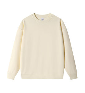 Sudaderas de material de secado rápido Fabricante personalizado Basics Sudaderas de mezcla de algodón Sudaderas de cuello redondo de gran tamaño Premium - Product Image 1