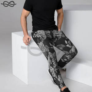Pantalones de algodón pesado con logotipo personalizado para hombre, pantalones de chándal informales con estilo, ropa de calle deportiva, pantalones de chándal - Product Image 5