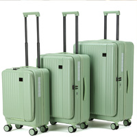 Ensemble de bagages durable 20'' 24'' 28'' avec cadre antichoc et apparence intemporelle élégante, ensemble de valises 3 pièces